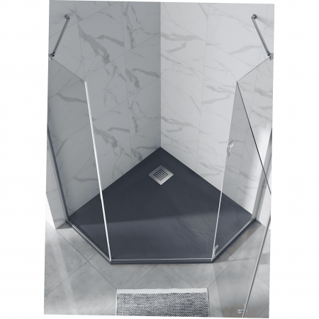 Душевой поддон трапеция STONE TRAY-G