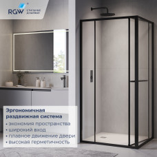 Душевой уголок с открытием двери вовнутрь RGW LE-45-B 1200x800