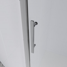 Душевая дверь Veconi Evo 100 CH E1 1700x1950 хром стекло прозрачное E1-CH-170-01-C9
