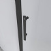 Душевая дверь Veconi Evo 100 B E1 1100x1950 черный стекло прозрачное E1-B-110-01-C9