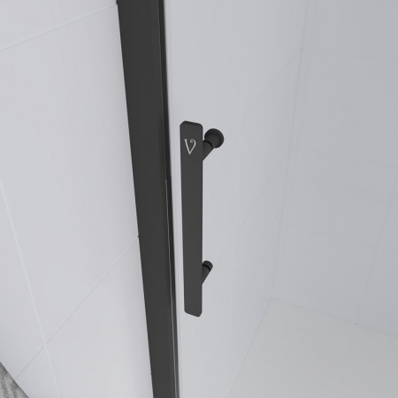 Душевая дверь Veconi Evo 100 B E1 1600x1950 черный стекло тонированное матовое E1-B-160-12-C9 Душевая дверь Veconi Evo 100 B E1 1600x1950 черный стекло тонированное матовое E1-B-160-12-C9
