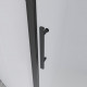 Душевая дверь Veconi Evo 100 GR E1 1600x1950 брашированный графит стекло тонированное матовое E1-GR-160-12-C9 Душевая дверь Veconi Evo 100 GR E1 1600x1950 брашированный графит стекло тонированное матовое E1-GR-160-12-C9