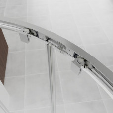 Душевой угол Veconi Evo 200 CH E2 900x900x1950 хром стекло прозрачное E2-CH-9090-01-C9