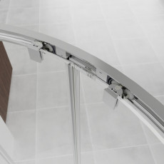 Душевой угол Veconi Evo 200 CH E2 900x900x1950 хром стекло прозрачное E2-CH-9090-01-C9