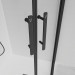 Душевой угол Veconi Evo 200 B E2 900x900x1950 черный стекло прозрачное E2-B-9090-01-C9