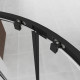 Душевой угол Veconi Evo 200 B E2 1000x900x1950 черный стекло прозрачное E2-B-10090-01-C9 Душевой угол Veconi Evo 200 B E2 1000x900x1950 черный стекло прозрачное E2-B-10090-01-C9