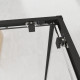 Душевой угол Veconi Evo 300 B E3 1000x800x1950 черный стекло прозрачное E3-B-10080-01-C9