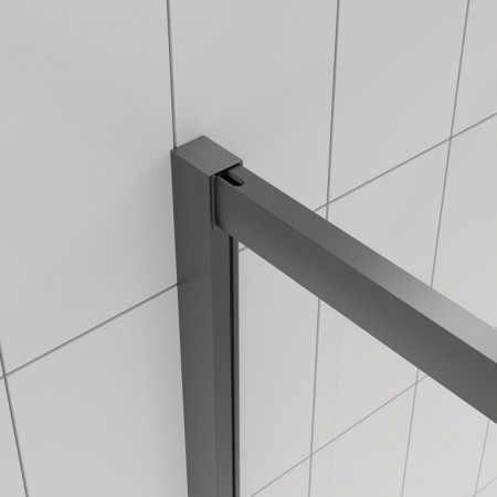 Душевой угол Veconi Evo 300 GR E3 1200x800x1950 брашированный графит стекло тонированное матовое E3-GR-12080-12-C9 Душевой угол Veconi Evo 300 GR E3 1200x800x1950 брашированный графит стекло тонированное матовое E3-GR-12080-12-C9