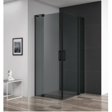 Душевой уголок Cezares SLIDER-A-2-80/90-GRIGIO-NERO