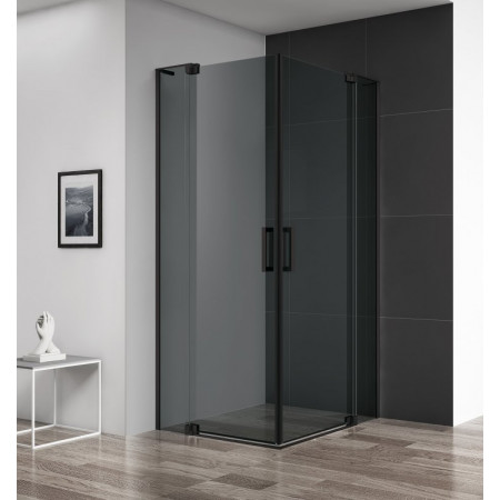 Душевой уголок Cezares SLIDER-A-2-80/90-GRIGIO-NERO Душевой уголок Cezares SLIDER-A-2-80/90-GRIGIO-NERO