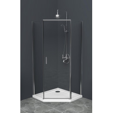 Душевой уголок BelBagno UNO-195-P-1-100-C-Cr