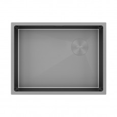 Мойка нерж. сталь NEXT-SKEW 58 UNI, PM885844-MG, матовый серый, 580х440мм, Paulmark 1,2мм