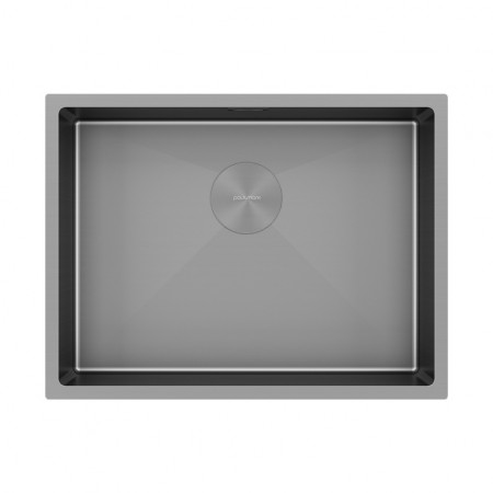 Мойка нерж. сталь NEXT 58 UNI, PM215844-MG, матовый серый, 580х440мм, Paulmark 1,2мм