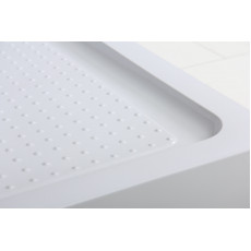 Акриловый поддон 100х80 правосторонний BelBagno TRAY-BB-AH-100/80-15-W-R с сифоном