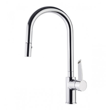Смеситель кухонный с выдвижной лейкой и поворотным изливом KITCHEN 387901V1MC Смеситель кухонный с выдвижной лейкой и поворотным изливом KITCHEN 387901V1MC
