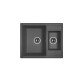 Мойка мраморная Астра 620К Графит (620 х 510) (распродажа) Мойка мраморная Астра 620К Графит (620 х 510) (распродажа)