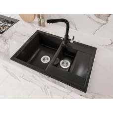 Мойка мраморная Dr.Gans Астра 760К Графит (760 х 510)