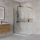 Душевая перегородка BelBagno KRAFT-L-1-120-C-NERO Душевая перегородка BelBagno KRAFT-L-1-120-C-NERO