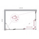 Душевой уголок BelBagno LUCE-AH-21-145/90-C-Cr Душевой уголок BelBagno LUCE-AH-21-145/90-C-Cr