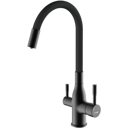 Смеситель для кухни Frap F4396-6 с гибким изливом и фильтрованной воды