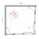 Душевой уголок LUCE-AH-22-125/120-C-Cr Душевой уголок LUCE-AH-22-125/120-C-Cr