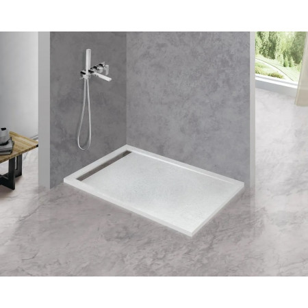 Поддон из искусственного мрамора 90х80 TRAY-AS-AH-90/80-30-W без сифона