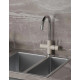 7894643CR3V11L2KM Cox смеситель для кухни на 3 воды, GRANITE AVENA
