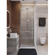 Душевая дверь Cezares LUX-B-FS-1-80-C-CR, 80х195, профиль хром, стекло прозрачное