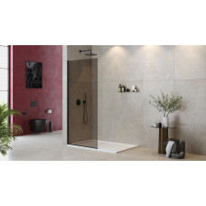 Душевая перегородка Cezares LIBERTA-L-1-TB-100-BR-NERO