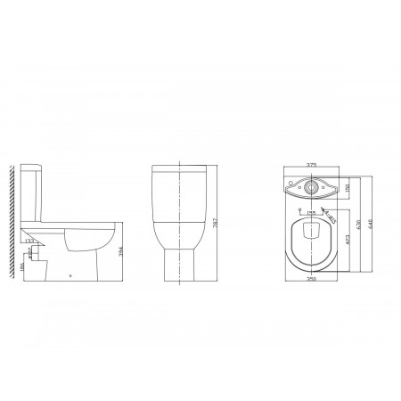 Унитаз напольный ZILI DO MFZ-1009RD МИМИР Унитаз напольный ZILI DO MFZ-1009RD МИМИР