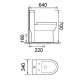 Унитаз-моноблок напол.ZILI DO MLZ-49CD ЯСОН Унитаз-моноблок напол.ZILI DO MLZ-49CD ЯСОН