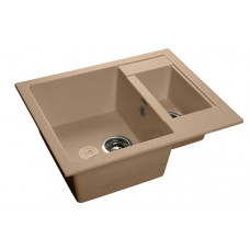 Мойка мраморная Granfest QUADRO GF-Q-610K топаз (610 х 500)