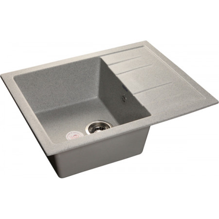 Мойка мраморная Granfest QUADRO GF-Q-650L серая (650 х 495) Мойка мраморная Granfest QUADRO GF-Q-650L серая (650 х 495)