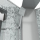 Душевая кабина Niagara Luxe NG-7717WBK (100x100х210) низкий поддон(15см),дверь распашная,стенки серебро,без крыши,4 места