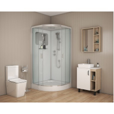 Душевая кабина Niagara Premium NG-6001-01 (90х90х210) низкий поддон(16 см),стекло прозрачное,4 места