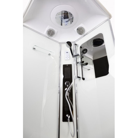 Душевая кабина Niagara Premium NG-6001-01GD (90х90х220) низкий поддон(16 см),стекло прозрачное,4 места