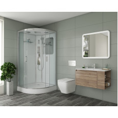 Душевая кабина Niagara Premium NG-6002-01G (100х100х210) низкий поддон(16 см),стекло прозрачное,4 места