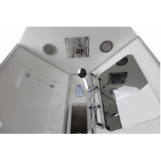 Душевая кабина Niagara Premium NG-6002-01G (100х100х210) низкий поддон(16 см),стекло прозрачное,4 места