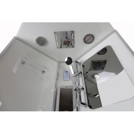 Душевая кабина Niagara Premium NG-6002-01G (100х100х210) низкий поддон(16 см),стекло прозрачное,4 места