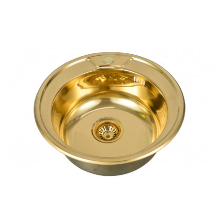Мойка нерж. сталь Seaman Eco Wien SWT-490 Gold 490