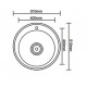 Мойка нерж. сталь Seaman Eco Wien SWT-510 Copper 510 x 510 Мойка нерж. сталь Seaman Eco Wien SWT-510 Copper 510 x 510