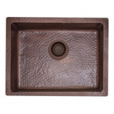 Мойка Seaman медная Natural Genova SMC-6046U Antique Под стол 600 x 460