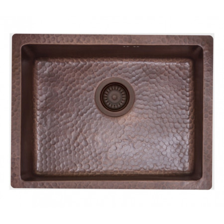 Мойка Seaman медная Natural Genova SMC-6046U Antique Под стол 600 x 460