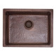 Мойка Seaman медная Natural Genova SMC-6046U Antique Под стол 600 x 460