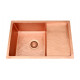 Мойка Seaman медная Natural Genova SMC-7146U Supreme Под стол 710 x 460