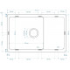 Мойка Seaman медная Natural Genova SMC-7146U Supreme Под стол 710 x 460