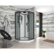Душевая кабина Niagara Premium NG-6901-01D BLACK (90х90х220) низкий поддон(16 см),черный,стекло тонированное,4 места