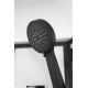 Душевая кабина Niagara Premium NG-6901-01G BLACK (90х90х210) низкий поддон(16 см),черный,стекло тонированное,4 места