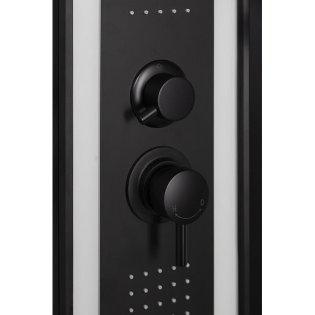 Душевая кабина Niagara Premium NG-6901-01GD BLACK (90х90х220) низкий поддон(16см),черный,стекло тонированное,4 места