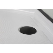 Душевая кабина Niagara Premium NG-6902-01G BLACK (100х100х210) низкий поддон(16см),черный,стекло тонированное,4 места